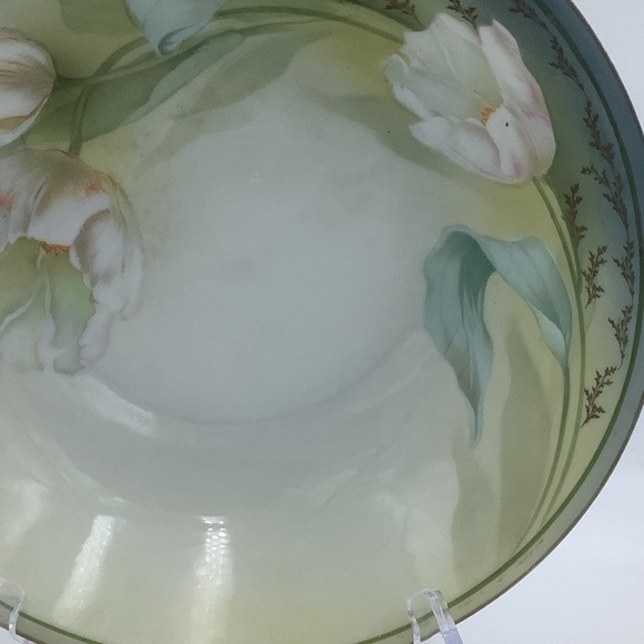 Vintage RS Germany Fine Porcelain Bowl with Tulip Design - Picture 7 of 10
